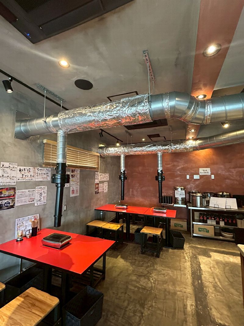 糸島市の焼肉店様の結露防止対策工事（写真2）
