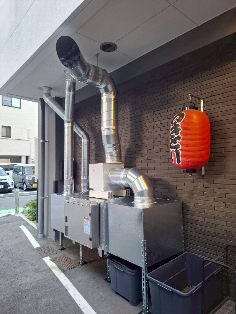 平尾の人気店に消煙機を設置しました!(写真4)