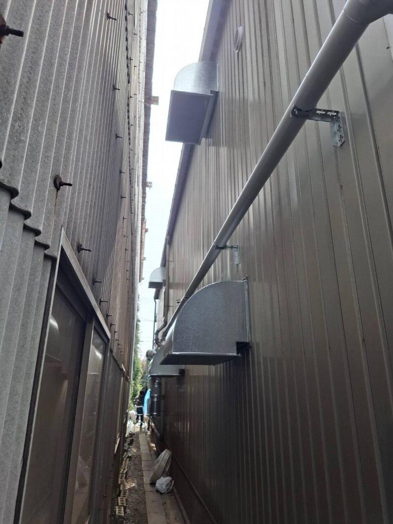 【製麺所】粉塵&虫対策工事(写真5)