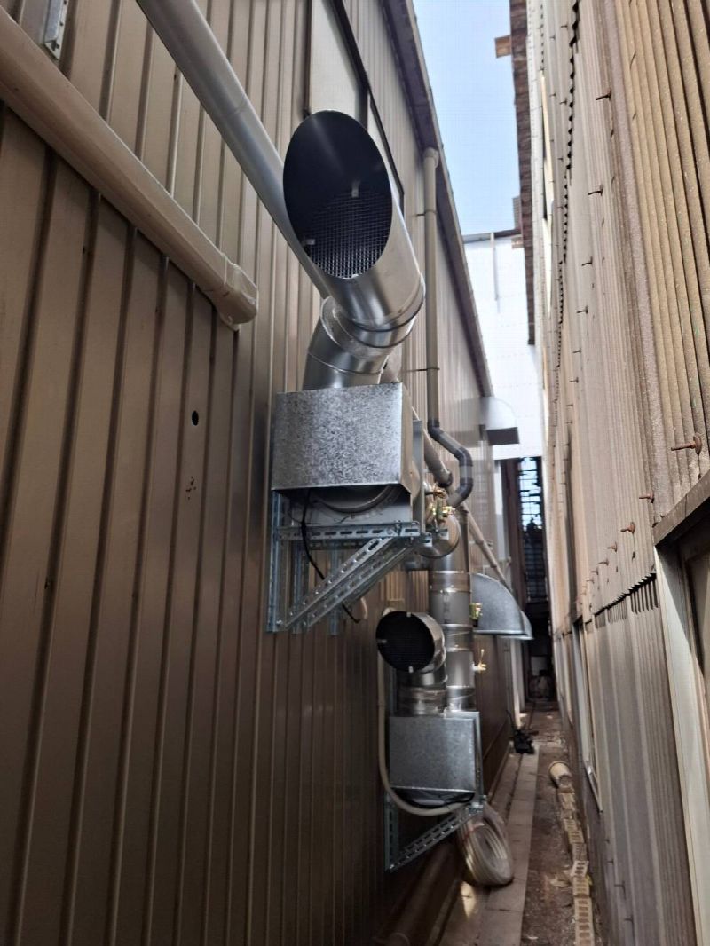 【製麺所】粉塵&虫対策工事(写真3)